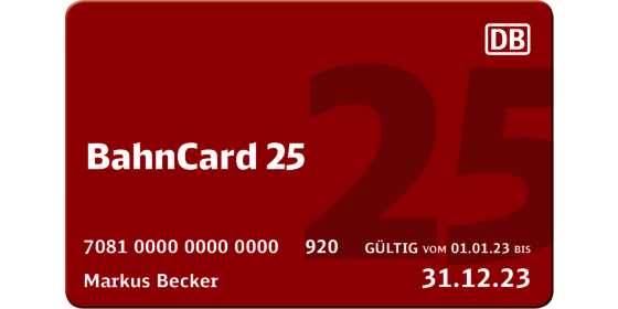 Icon BahnCard 25