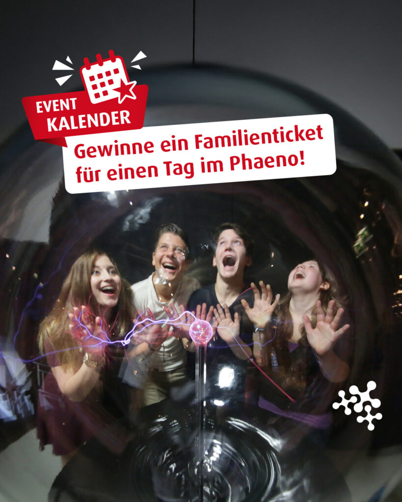 Einmal wieder Kind sein … und mit der ganzen Familie im Phaeno in Wolfsburg experimentieren! 🔮⁠
⁠
Gewinne ein Familienticket für 2 Erwachsene⁠
 und 3 Kinder bis 14 jahre. Und so einfach geht’s:⁠
1. Like den Post.💛⁠
2. Folge uns. 😊⁠
⁠
Vom Feuertornado bis hin zu Spiegelwelten ist für alle etwas dabei. 🔥⁠
⁠
🤓 Tipp: In den Ferien hat das Phaeno sogar täglich von 10 bis 18 Uhr geöffnet!⁠
⁠
Teilnahmeschluss ist der 21.09.2025 um 23:59 Uhr.⁠
⁠
Bild © Phaeno Wolfsburg ⁠
⁠
@phaeno_wolfsburg⁠
#NiedersachsenTicket #bahnfahren #Niedersachsen  #nahverkehrszüge #Ausflug #family