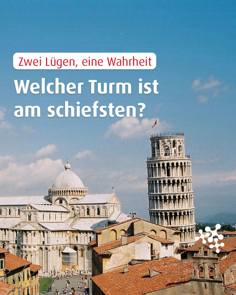 Einen schiefen Turm? Das gibt’s auch bei uns! ⛪️⁠
⁠
Mit etwas weniger Besuchenden im Jahr als der schiefe Turm von Pisa, steht der schiefste Turm nicht in Italien, sondern in Ostfriesland. 😉 ⁠
Aber welcher der drei könnte es sein? ⁠
Schreib’s in die Kommentare. 😊⁠
⁠
Und was schätzt du, wieviel Grad Neigung der Turm hat? 👀⁠
⁠
Bild © David Mitchell / Pixabay⁠
⁠
#quiz #WissenToGo #Kultur #NiedersachsenTicket #keepexploring ⁠