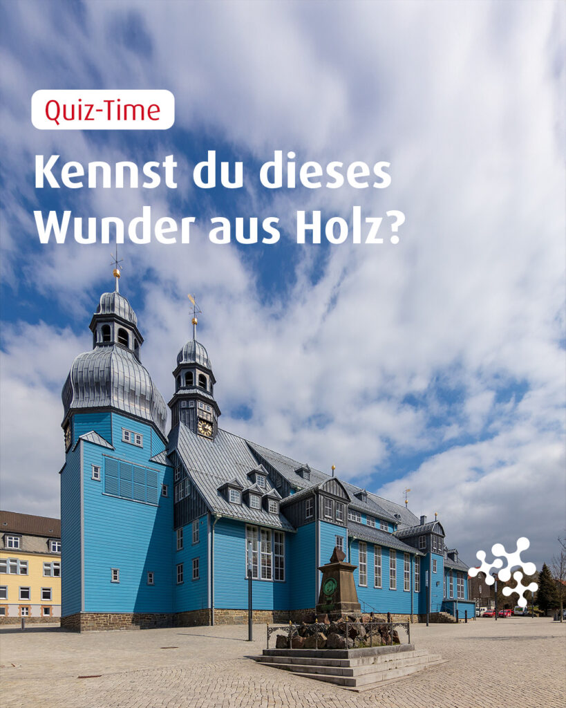 Niedersachsen steckt voller Rekorde! 🙊⁠
Weißt du, in welcher Stadt die größte Holzkirche Deutschlands steht? 😉⁠
⁠
Bild © Matthias Süßen, CC BY-SA 4.0, via Wikimedia Commons⁠
⁠
#quiz #WissenToGo #Kultur #NiedersachsenTicket #keepexploring ⁠