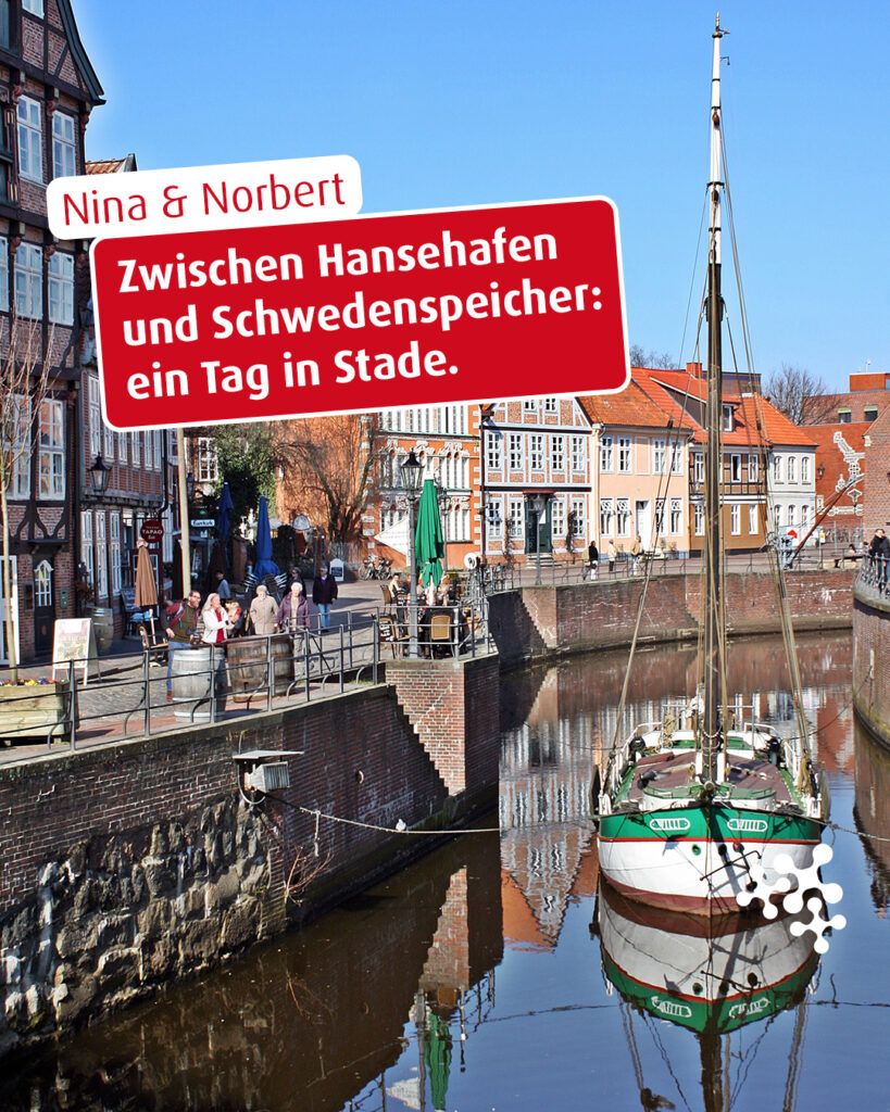 ​Nina und Norbert sind heute in der Hansestadt Stade unterwegs und der Tag lockt mit Frühstücksfreude, Hafenluft und ganz viel Geschichte. ✨⁠
⁠
Nach einem köstlichen Start beim üppigen Frühstück im Altstadtcafé geht es durch die malerischen Gassen der Altstadt bis zum Hansehafen, wo das maritime Flair die beiden sofort umfängt. ⚓ 🏘️ Im Museum Schwedenspeicher tauchen sie tief in die bewegte Vergangenheit der Stadt ein. Bei einem gutem Abendessen im Memories kann der Tag entspannt ausklingen. 🍽️ 💛⁠
⁠
Welcher Programmpunkt wäre dein Highlight? 😍⁠
⁠
Bild 2 © SLPix/Pixabay⁠
⁠
@museenstade⁠
@memories_stade⁠
#Stade #Hansestadt #GeschichteErleben #Tagesausflug #NiedersachsenTicket  #Altstadtliebe⁠
