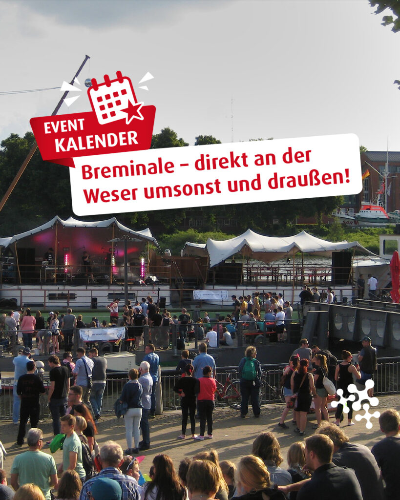Anfang Juli ist an der Weser wieder einiges los: Bremen lädt ein zum Open Air-Festival am Bremer Osterdeich. 💃 Fünf Tage, rappelvoll mit buntem Programm aus Musik und Kultur, Kinderbelustigung und kulinarischen Highlights. 🎶 🌮​🍹​ Herz, was willst du mehr? ⁠
⁠
Bist du auch dabei? 👀 @breminale_official⁠
⁠
Bild © Jocian, CC BY-SA 4.0,  Wikimedia Commons⁠