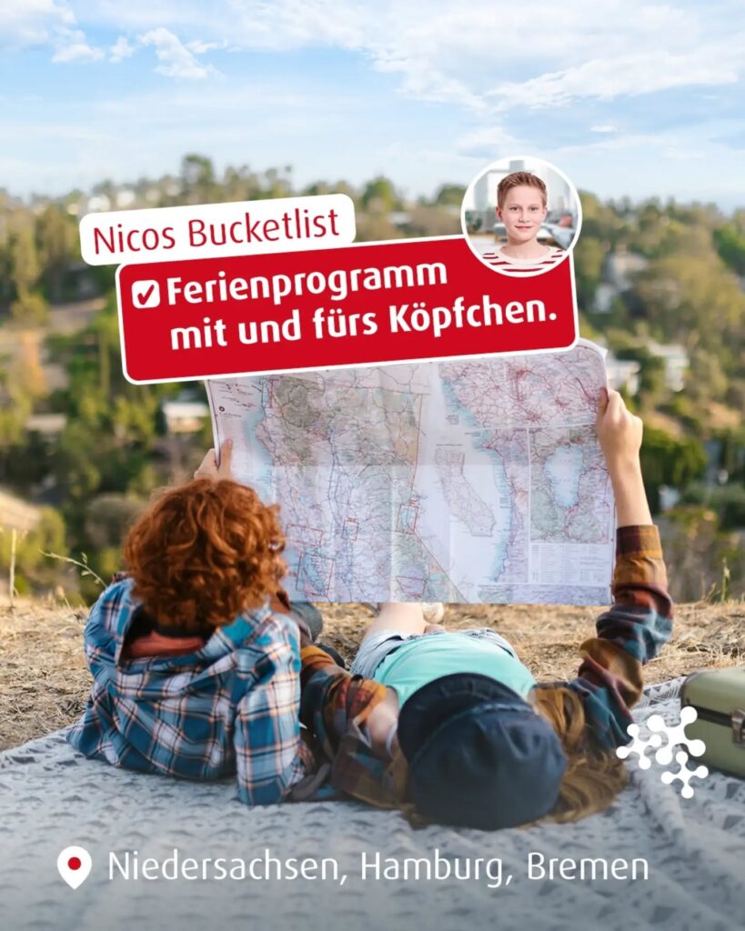 Endlich Sommerferien! 🙌 Natürlich feiert das auch Nico. Dann ist er endlich etwas freier in seiner Tagesgestaltung.
Aber sich fortan nur noch im Freibad zu tummeln (wie viele seiner Freunde), hat er nun nicht im Sinn. 🫣 💦 Wie gut, dass es genügend Alternativen gibt, damit er sich ausgiebig mit seinen Lieblingsthemen beschäftigen kann: Naturwissenschaften, Forschung und Experimente. Zum Beispiel bei den AHOI MINT-Tagen im Schlauen Haus Oldenburg oder im Universum Bremen. 🧠 🔬 🧑🔬
Wie gestaltest du am liebsten deine Ferien? Schreib mal! 👇
@museum_hameln
@ahoimint
@universum_bremen