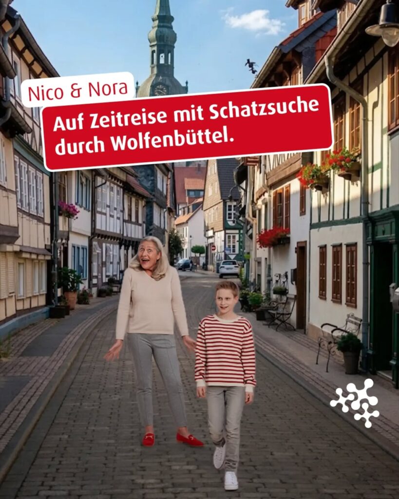 Wer braucht schon eine Zeitmaschine, wenn man einfach in den Zug nach Wolfenbüttel steigen kann? 🚂🕰️⁠
⁠
Nico und Nora haben genau das gemacht und Geschichte hautnah erlebt: Sie sind erst wie „Königs“ durch das malerische Schloss Wolfenbüttel geschritten, danach durch jahrhundertealte Fachwerkgassen geschlendert und am Nachmittag in der Herzog August Bibliothek unter echten Literaturschätzen abgetaucht. 👑📜⁠
⁠
Wie sieht dein perfekter Tag in einer historischen Stadt aus? 👇⁠
⁠
Bild 1 © Leon Bublitz via Unsplash, bearbeitet mit KI⁠
Bild 2 © falco via Pixabay