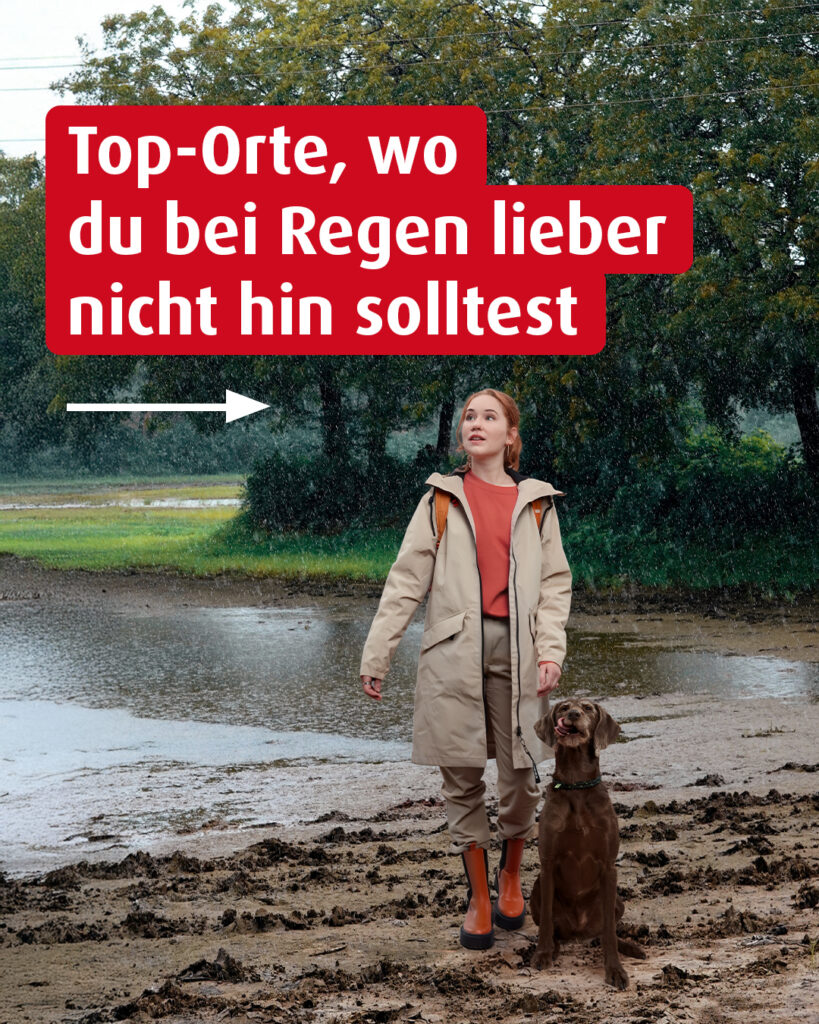 Wenn der Himmel mal wieder alle Schleusen öffnet, sollte man seine Ausflugsziele weise wählen, denn bei nordischem Schietwetter können Plastikponcho und Durchhaltevermögen schnell am Ende sein. 🌧️
An welchem Ort hast du schon mal das falsche Timing erwischt? ☔ 👇
Bild 1: © Ankit Rainloure via Pexels
Bild 2: © AxelHindermith, Eigenes Werk via Wikipedia Commons
Bild 3: © Stefan Scheer, CC BY-SA 3.0 via Wikipedia Commons
Bild 4: © Von Willow, Eigenes Werk, CC BY 2.5, via Wikipedia Commons
